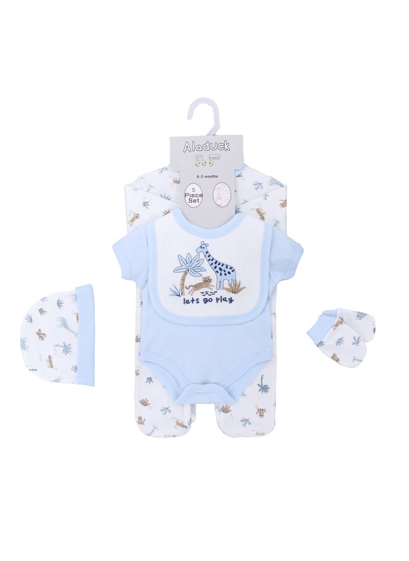 Newborn suit Clothes Class A Pure Cotton Split Summer Childrens Clothing Baby Wrap Fart Clothes Instagram Style Baby Hatshirt Clothing Coconut Giraffe Baby Kids Cotton suit