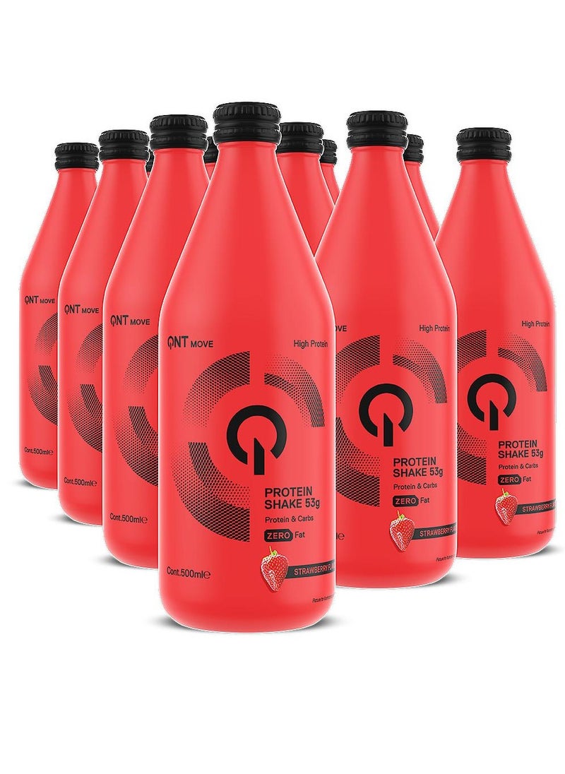 QNT PROTEIN SHAKE STRAWBERRY,12*500 ML