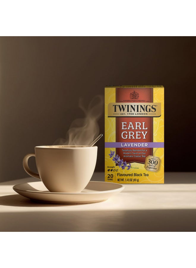 Twining Tea Lavender Earl Grey, 1.41 oz (20 COUNT)