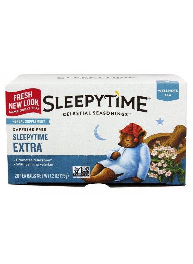 Celestial Seasonings 27891-3pack Celestial Seasonings Sleepytime Extra Herb Tea - 3x20 bag