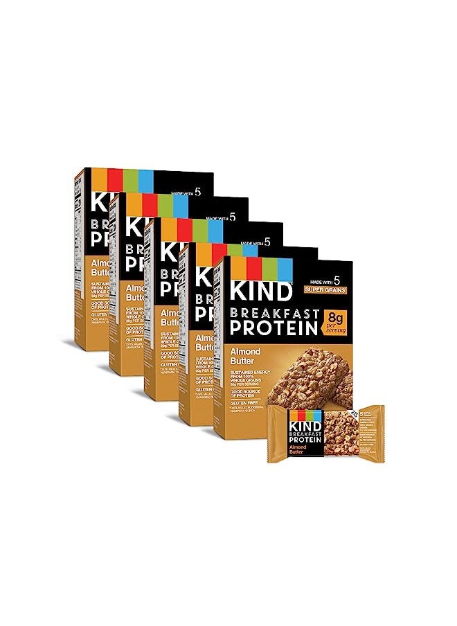 KIND Breakfast, Healthy Snack Bar, Almond Butter, Gluten Free Breakfast Bars, 8g Protein, 1.76 OZ Packs (30 Count)