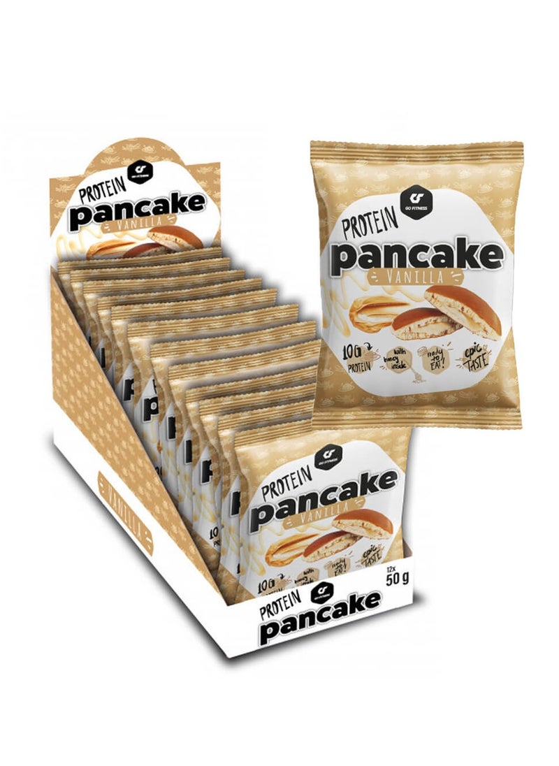 Go Fitness Protein Pancake, Vanilla, 50g Pack of 12