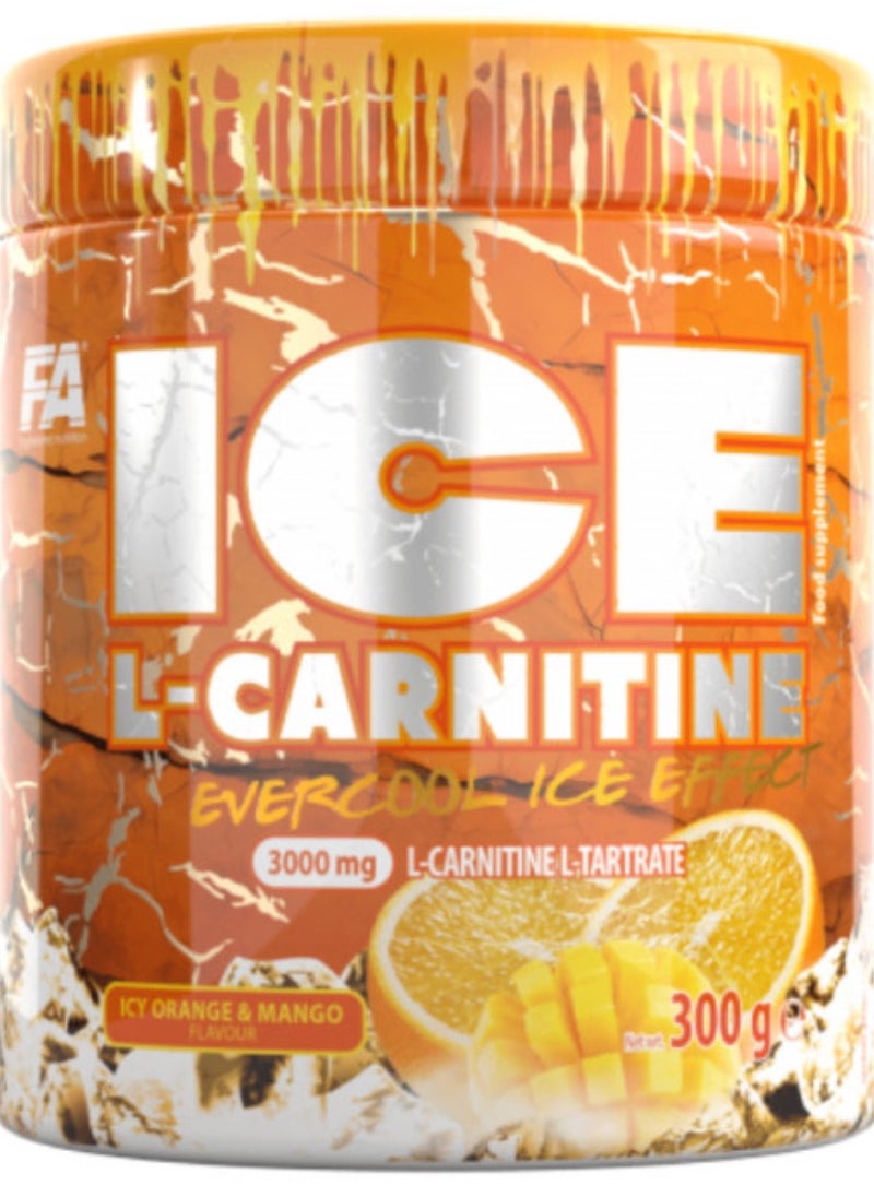 Ice L-Carnitine Evercool Ice Effect 3000mg Icy Orange Mango 300g