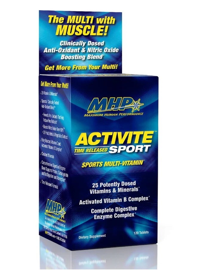 MHP, Activite Sport, Multivitamin, 120 Tabs, 30 Servings