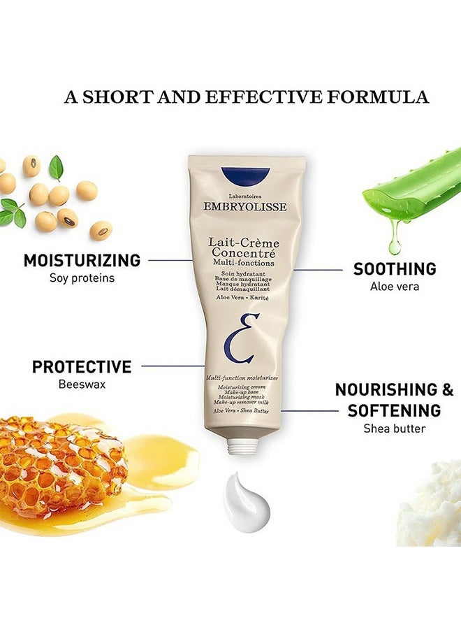 Lait-Crème Concentré Mult-Fonctions, Concentrated Moisturizing Cream With Multi-Colored Milk, 75 Milliliters