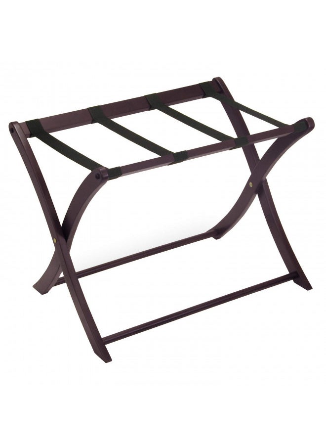 Winsome Wood Scarlett luggage rack, Espresso