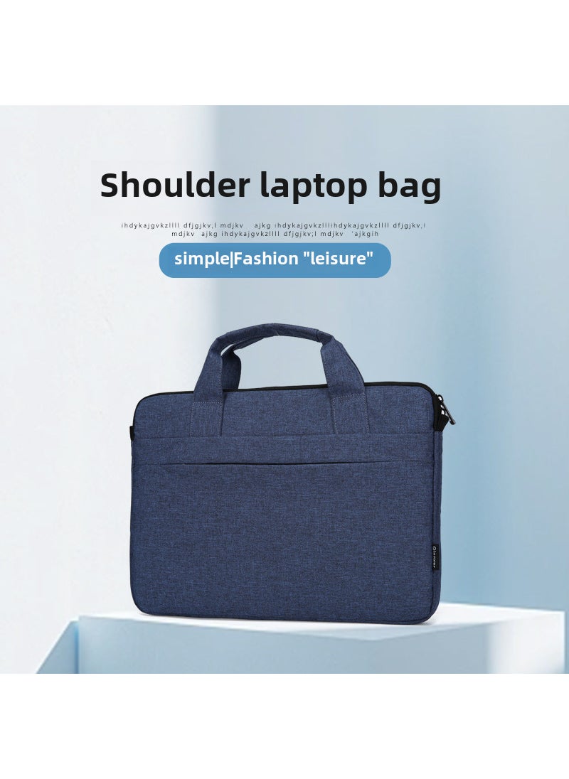 Unisex Laptop Sleeve Briefcase for 13/14/15.6-inch Tablets Dark Blue