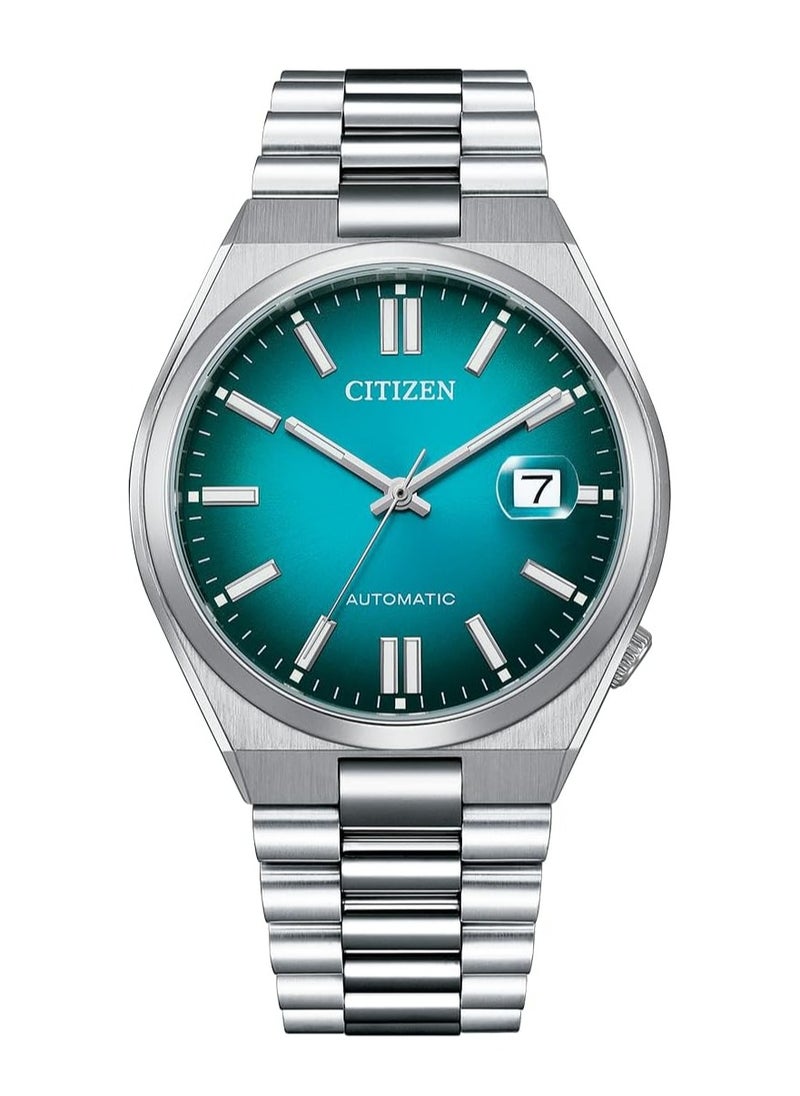 Citizen Stainless Steel Mens Automatic Gents Analog Watch - Tsuyosa Collection NJ0151-88W