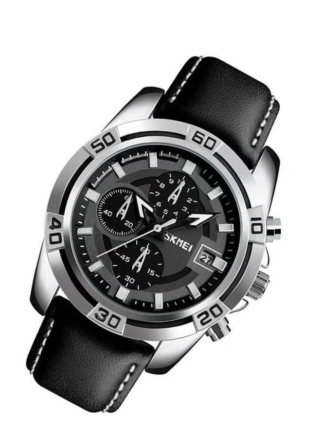 Men's Water Resistant Chronograph Watch Black