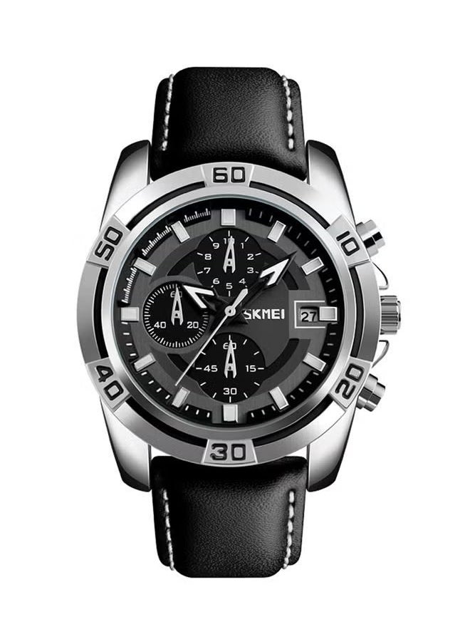 Men's Water Resistant Chronograph Watch Black