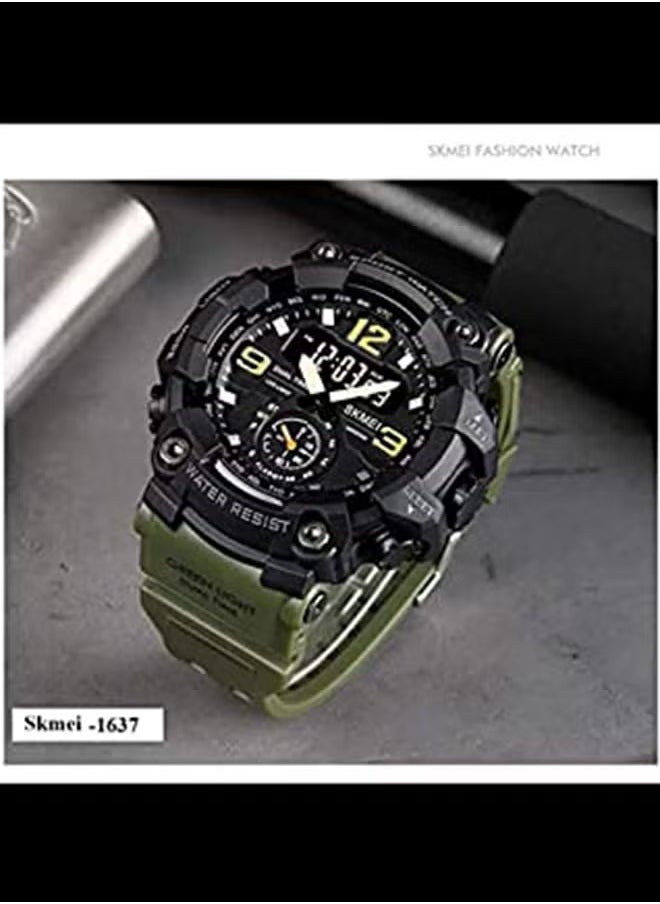 Men's Analog Digital Waterproof And Sport Wrist Watch