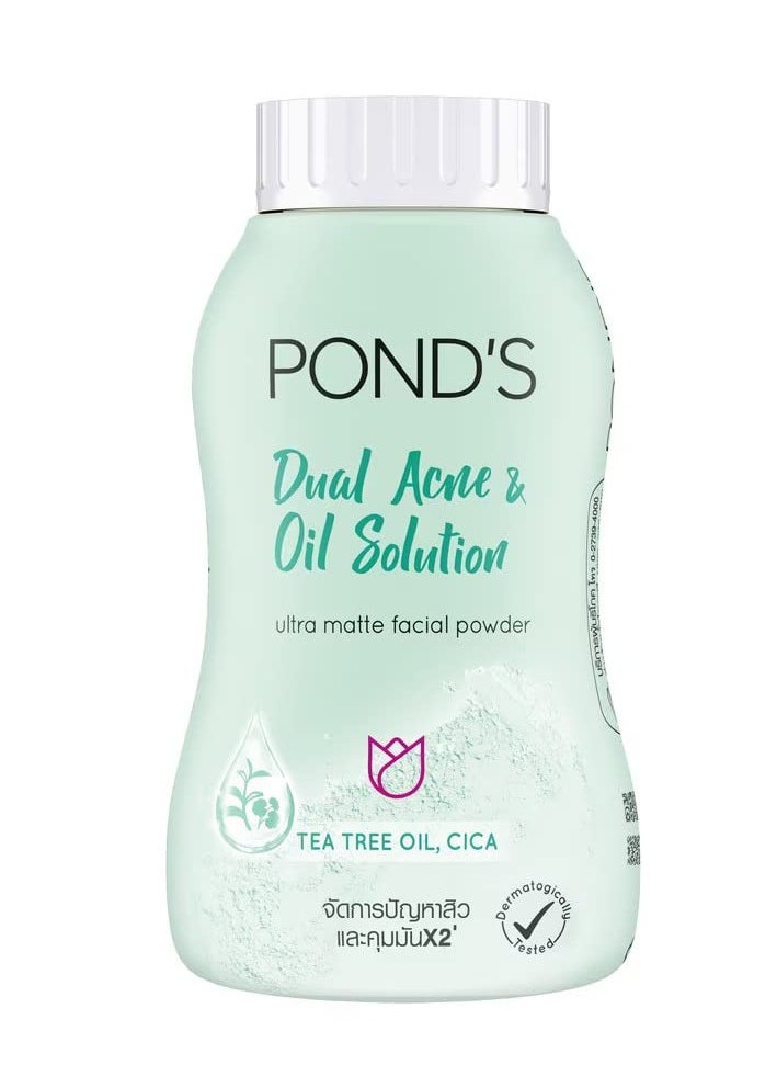 Pond’s Dual Acne & Oil Solution Ultra Matte Facial Powder - With Tea Tree Oil & Cica