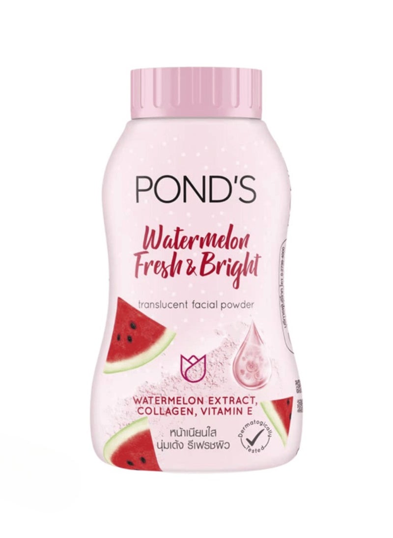 Pond’s Watermelon Fresh & Bright Translucent Facial Powder - Enriched with Collagen & Vitamin E