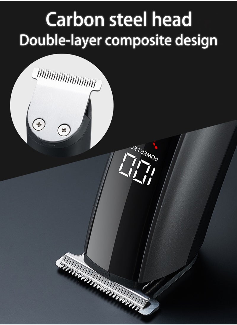 Cordless Professional Hair Clipper 5 in 1 Hair Trimmers Beard Trimmer ,Multifunctional Mens Grooming Kit for Beard Face Nose USB Rechargeable Electric Shaver Body Trimmer for Men with Storage Base