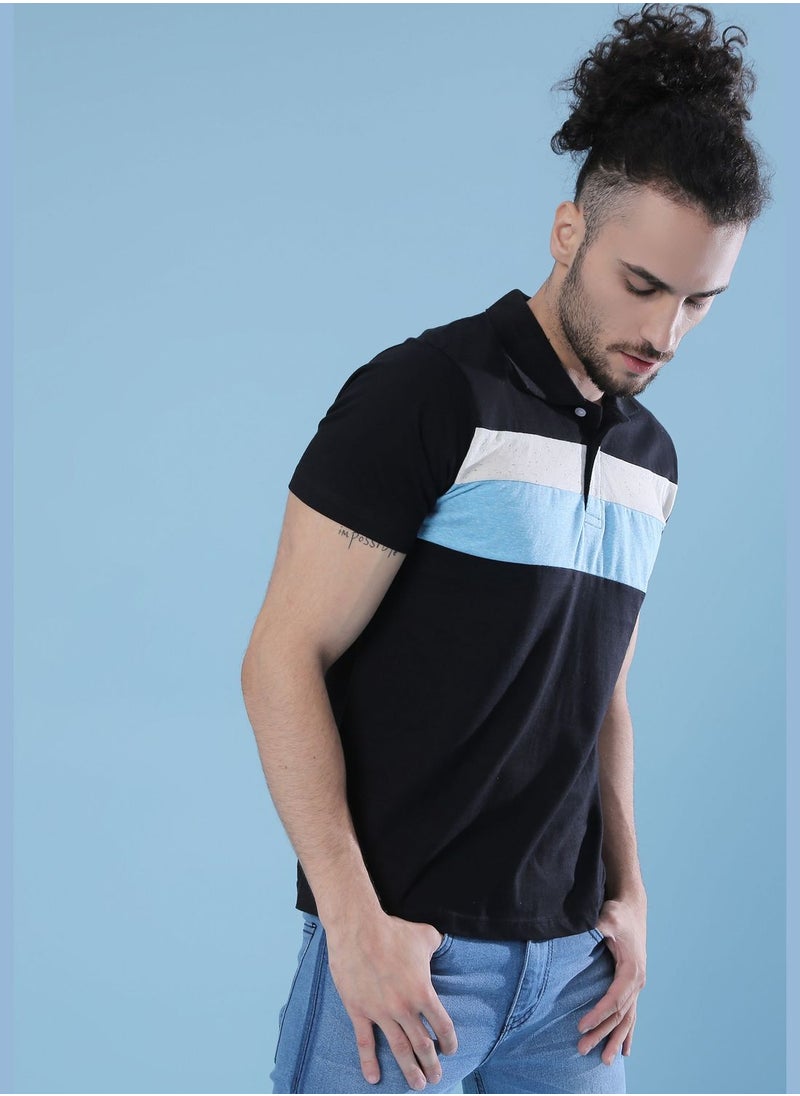 Color block T-shirt