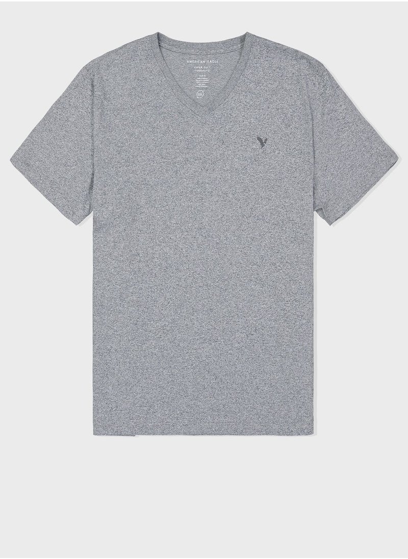 Logo V-Neck T-Shirt