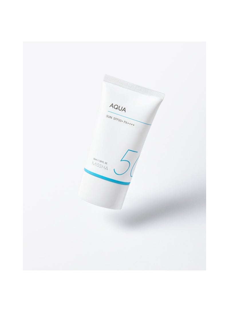 Korean All Around Safe Block Aqua Sun Spf50+/Pa++++ , Ideal For Oily Skin And Combination Skin , For Pleasantly Matt Finish 50ml