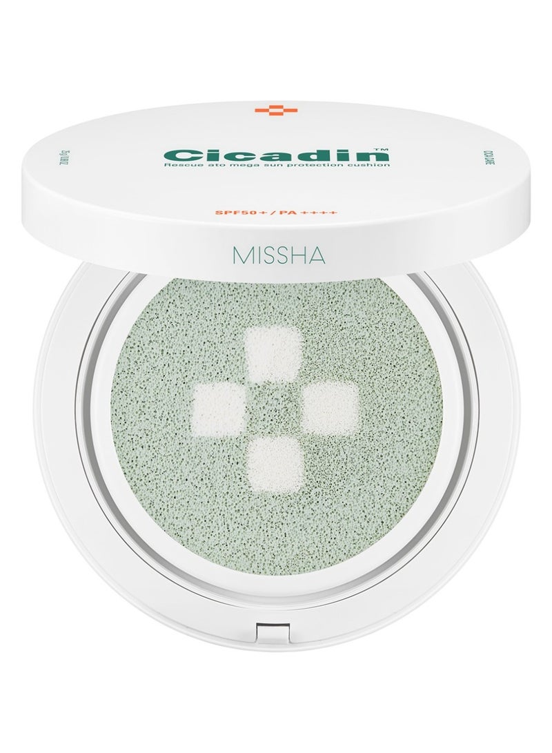 Korean Cicadin Rescue Mega Sun Protection Cushion Spf 50+/Pa++++ 25ml