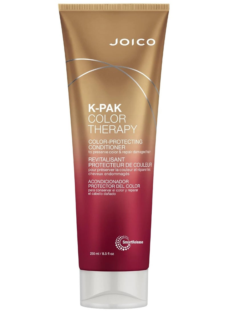 Joico K-PAK Color Therapy Color-Protecting Conditioner | For Color-Treated Hair | Boost Shine | Improve Elasticity | Repair Breakage | Rebuild Damaged Hair | With Keratin & Argan Oil