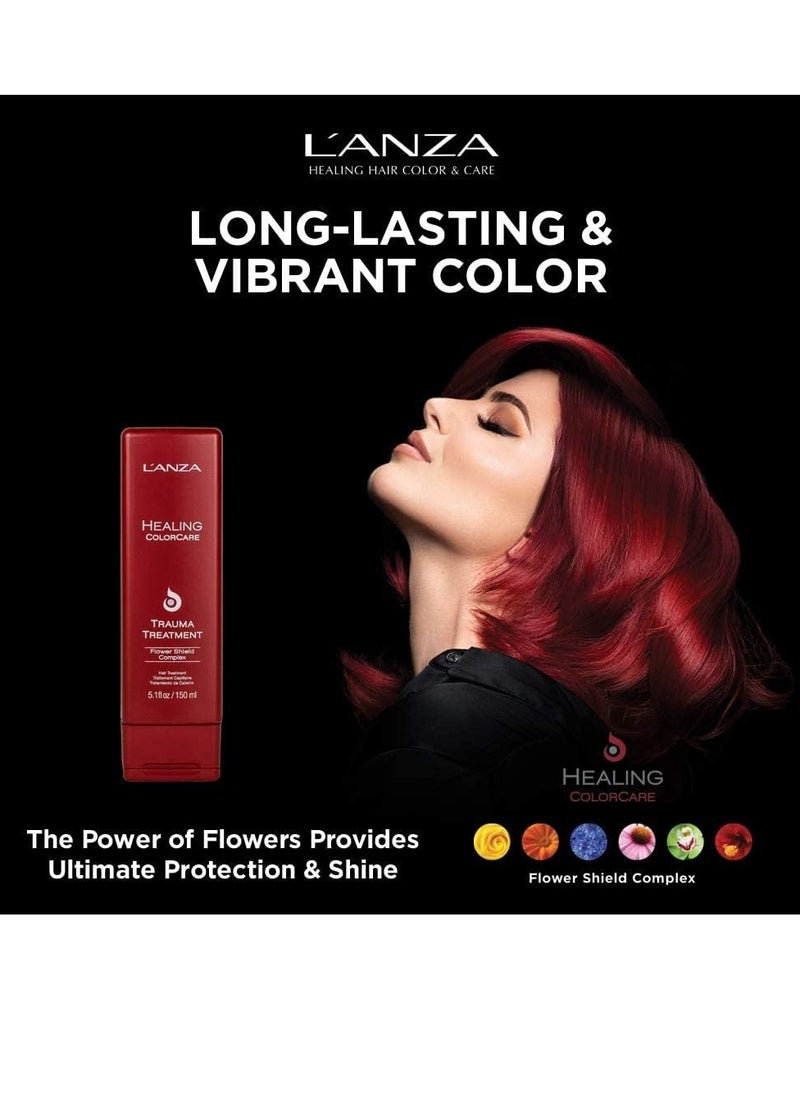 L'ANZA Healing ColorCare Trauma Treatment, Leave-In Conditioner for Dry Damaged Hair, Extends Color Longevity, For Healhty and Vibrant Color with Split End Repair & Shine, Luxury Hair Care