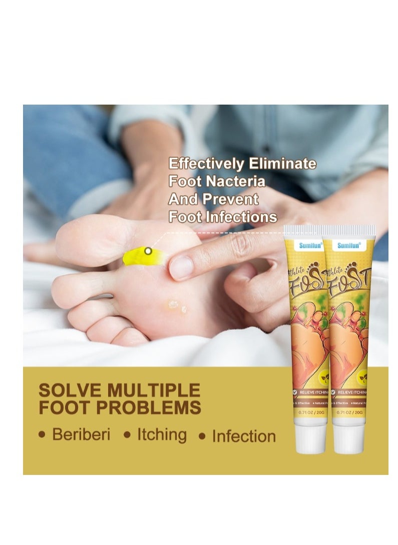 Athletes Foot Cream Athlete's Foot Odor Foot Cream Antifungal Cream Antibacterial Cream For Athletes' Foot Sterilization Treatment Anti-infection Foot Care Repair 20g