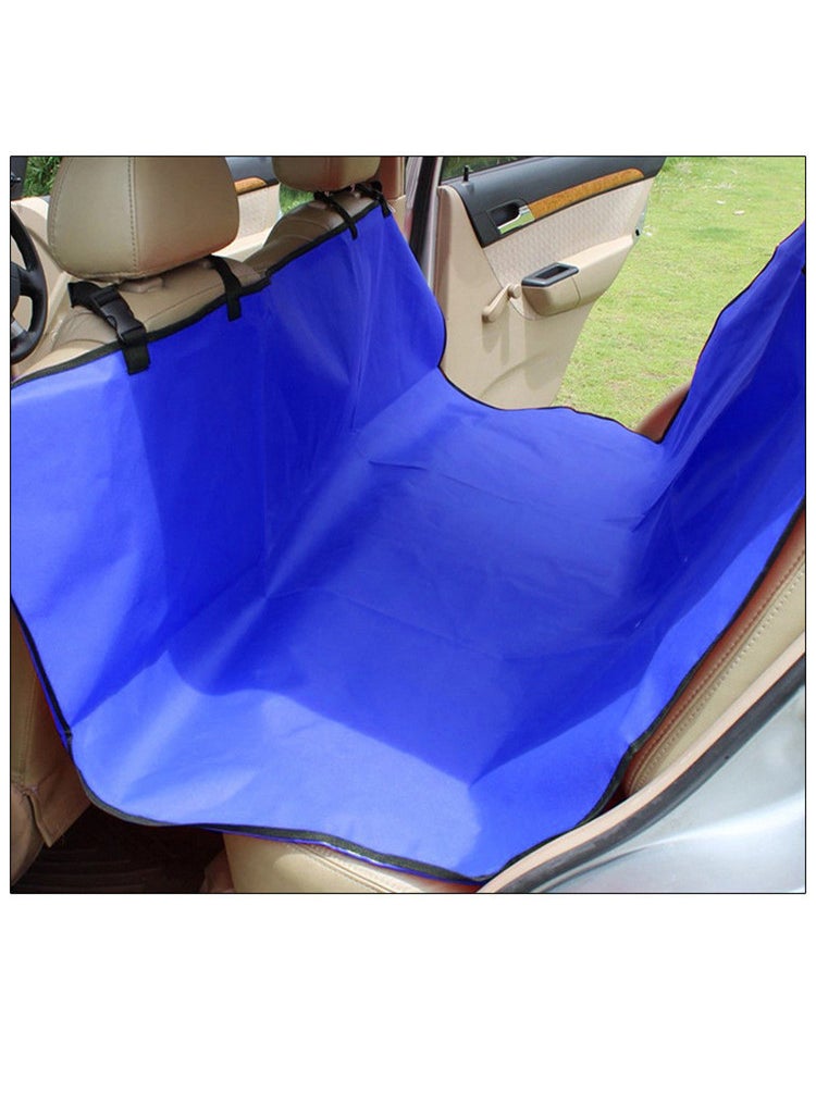 Multifunctional detachable pet car rear seat cushion waterproof anti-dirty car dog car artifact scratch-resistantBlue rear row Blue rear row