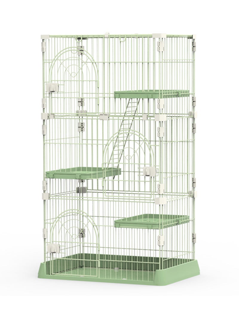 Four-layer Large Cat Cage Cat Cottage Home Indoor Extra Large Free Space Cat Cat House for 1-3 Cats 84*61*163.5cm