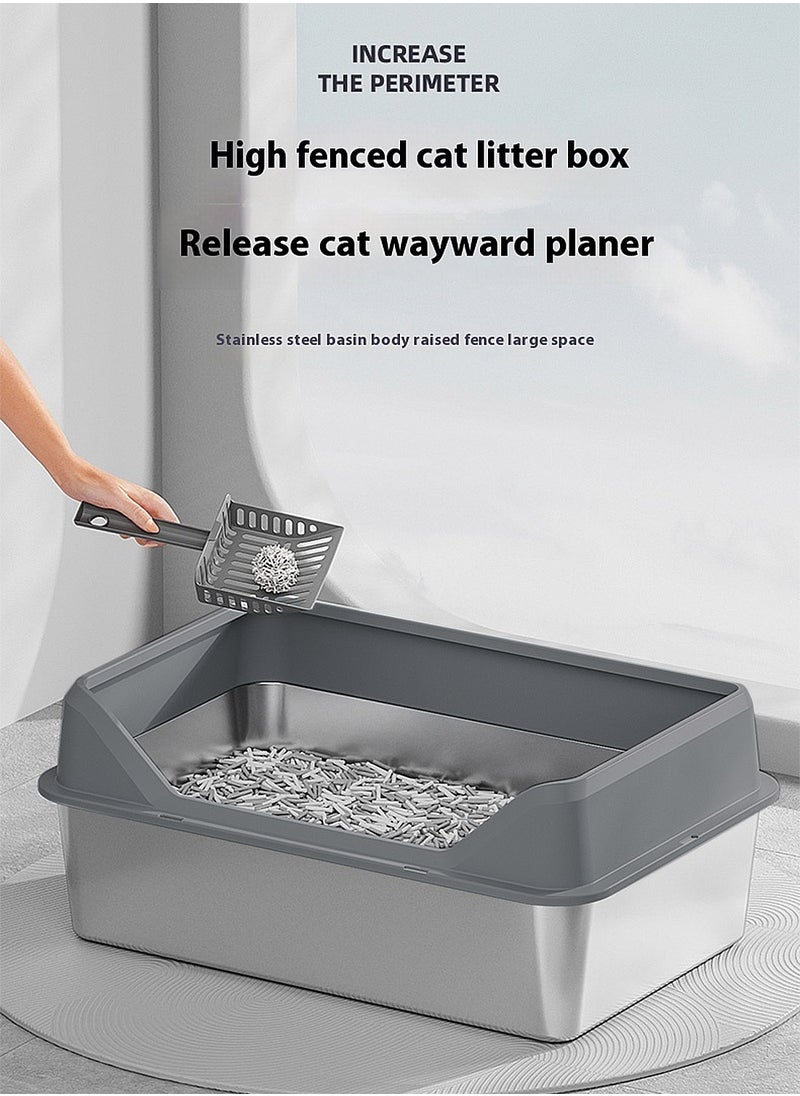 Cat Litter Box Dark Grey