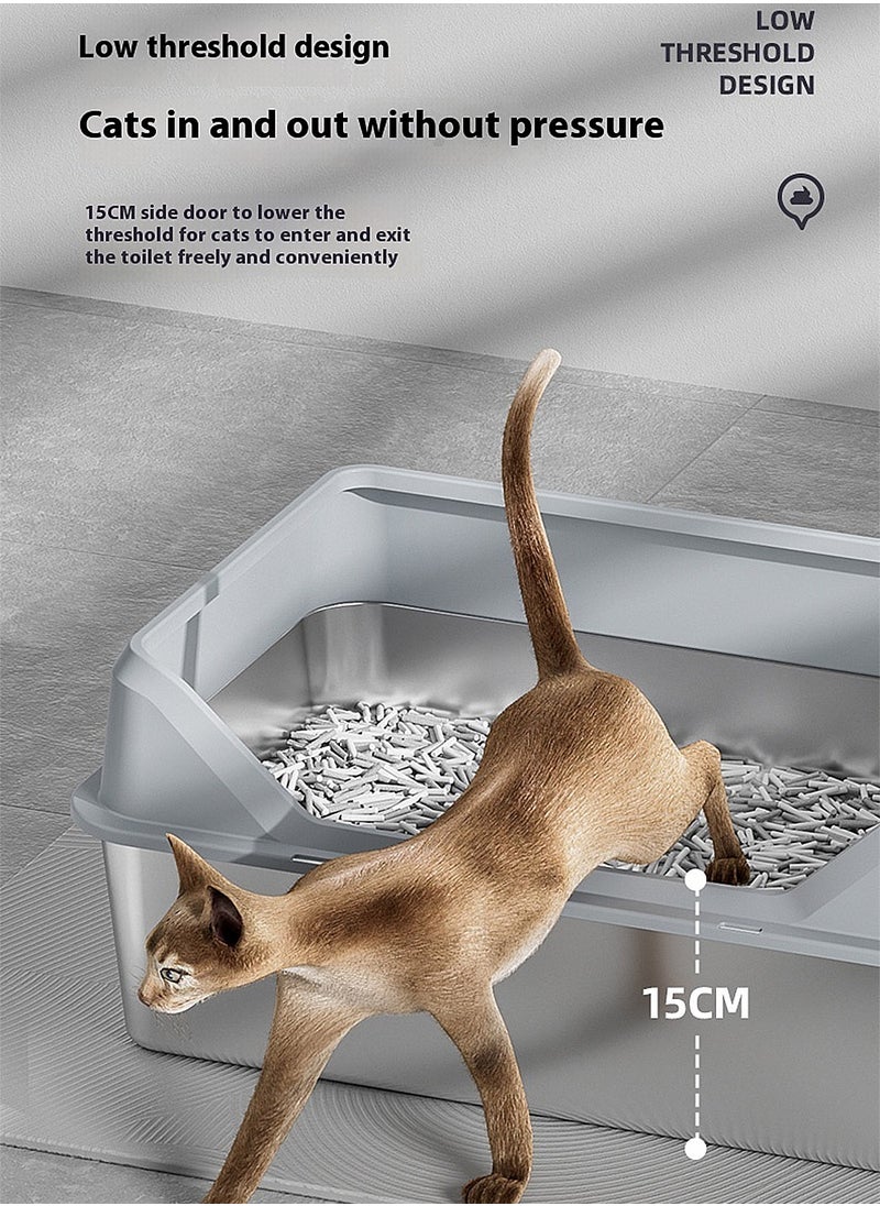 Cat Litter Box Grey