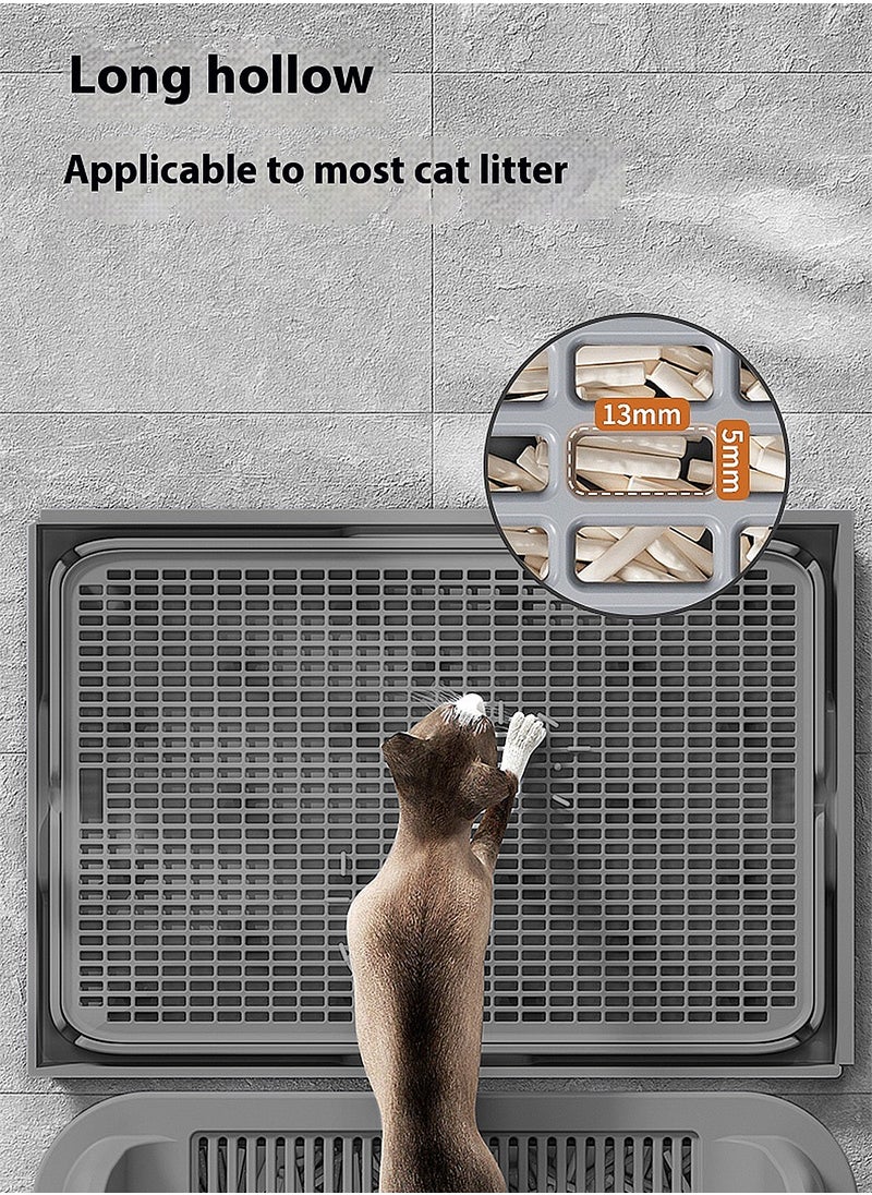 Stainless steel cat litter box