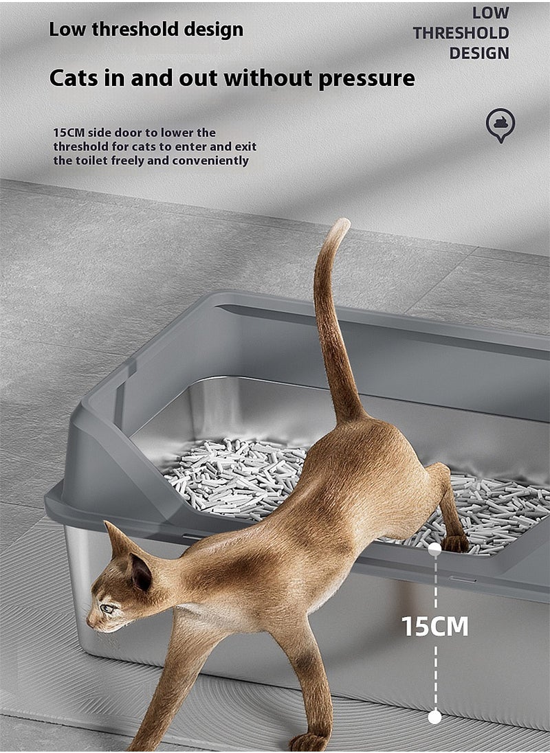 Cat Litter Box Dark Grey