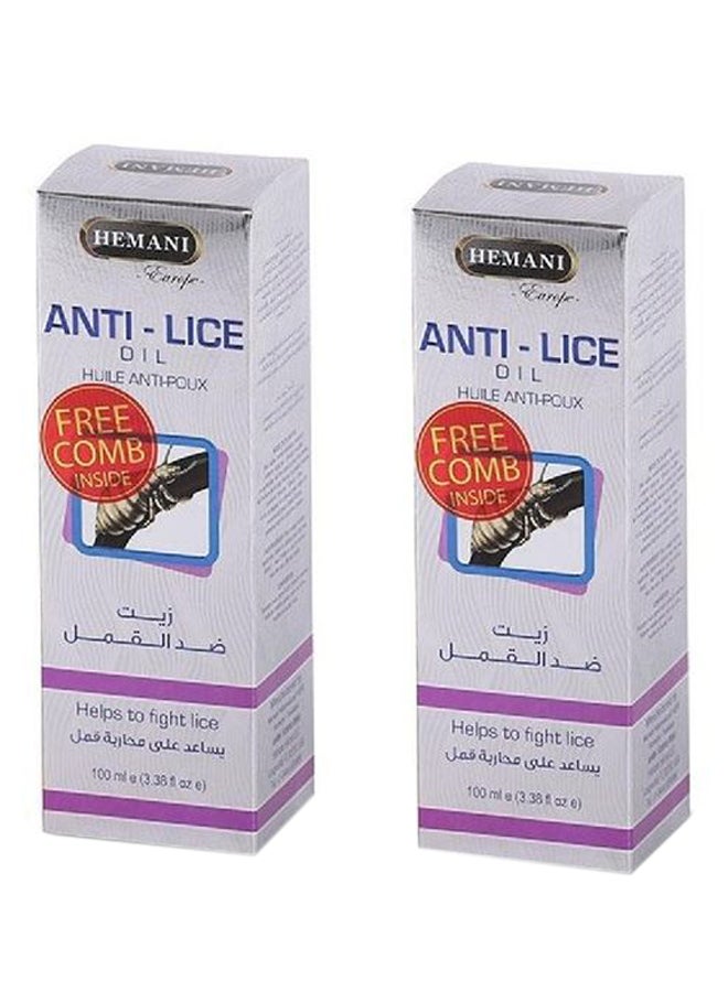 Pack Of 2 Anti Lice Oil 2x100ml