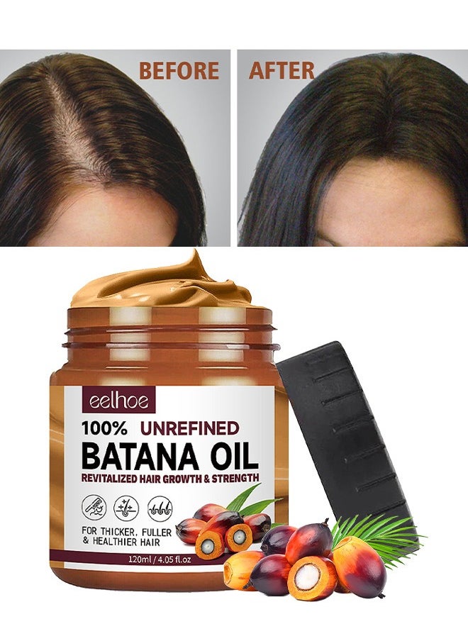 Batana Oil For Hair Growth Healthier Thicker Fuller Hair, Batana Oil, Batana Oil For Hair Growth, Batana Oil Organic, Batana Oil Organic For Healthy Hair, Batana Oil Hair Mask, 120ML