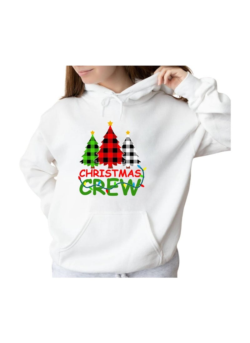 Christmas Hoodies For Women–Soft Cotton Pullover Hoodie With Drawstring–Long Sleeve Hoodie For Winter–Ideal For Holiday Celebrations,Casual Wear