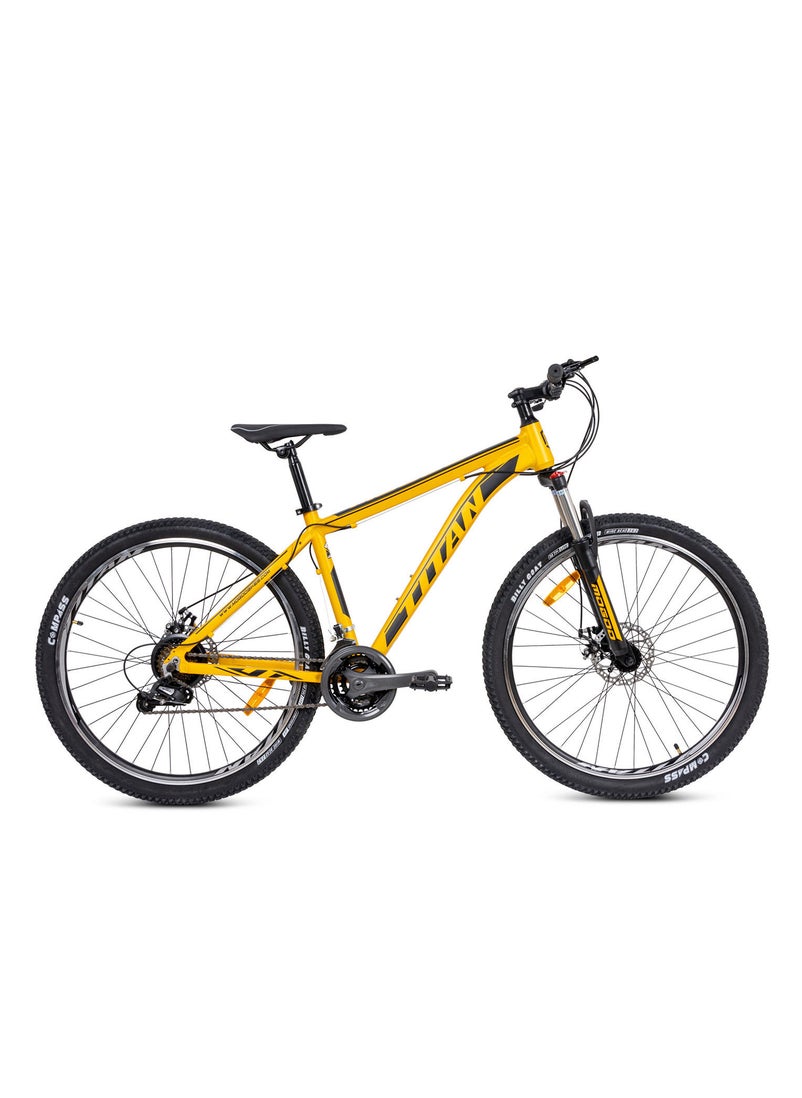 Mogoo Titan Mountain Bike 27.5 Inch, Yellow