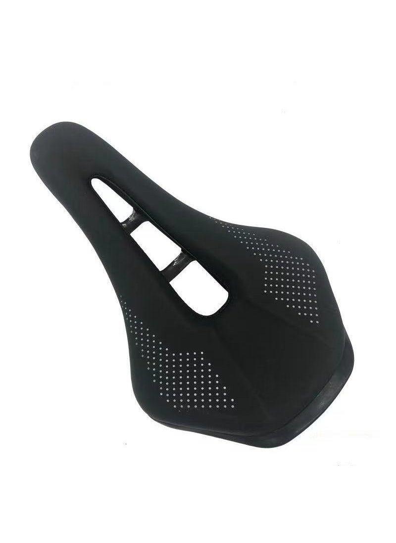 Comfortable Hollow Bicycle Saddle CushionBlack Black