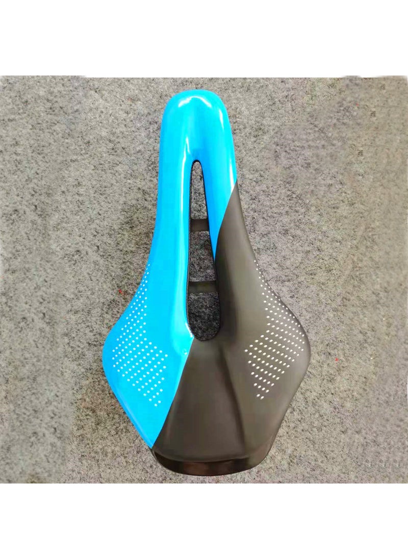 Comfortable Hollow Bicycle Saddle CushionBLACK BLUE BLACK BLUE