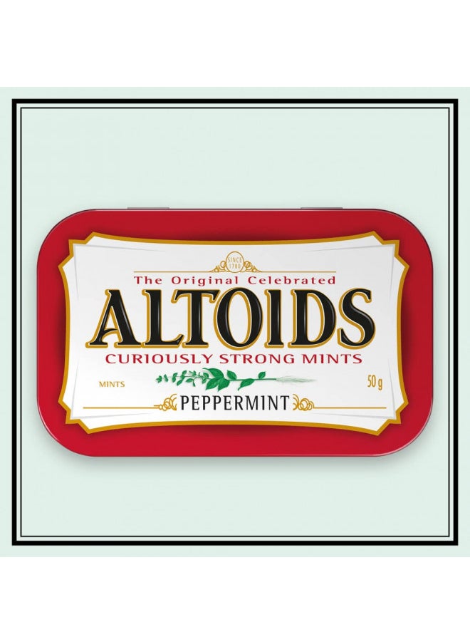 Altoids Classic Peppermint Breath Mints, 1.76-Ounce Tin (Pack of 12)