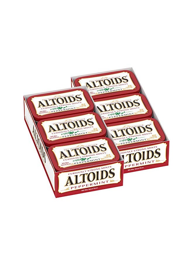 Altoids Classic Peppermint Breath Mints, 1.76-Ounce Tin (Pack of 12)