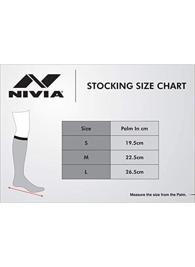 Plain Encounter Football Socks / Stockings | For Men & Women | Knee Length long Stockings | For Football Soccer & other Sports