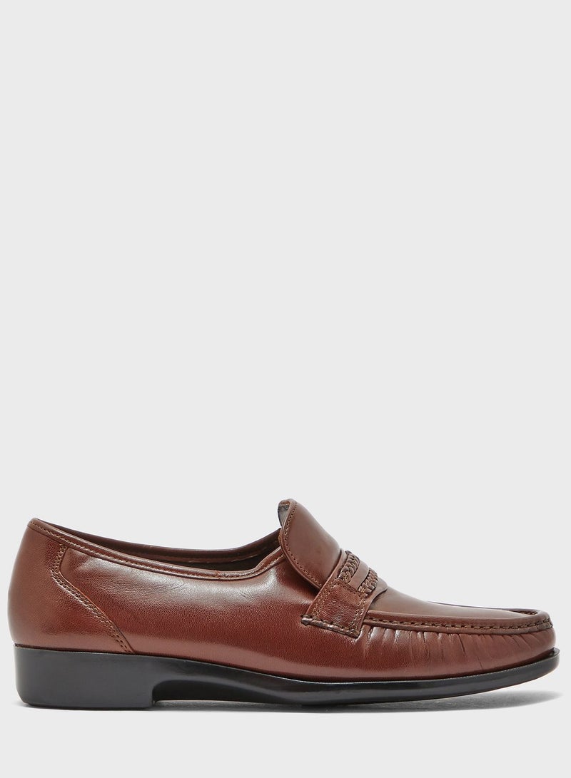 Classic Slip-On Moccasin Brown