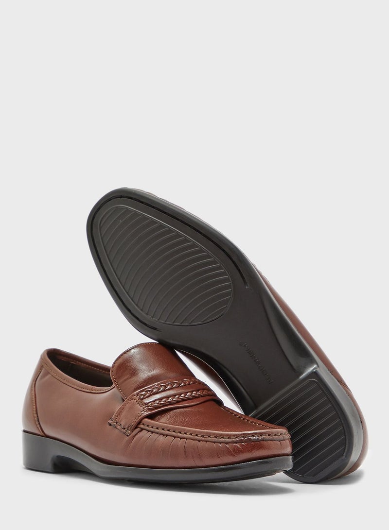 Classic Slip-On Moccasin Brown