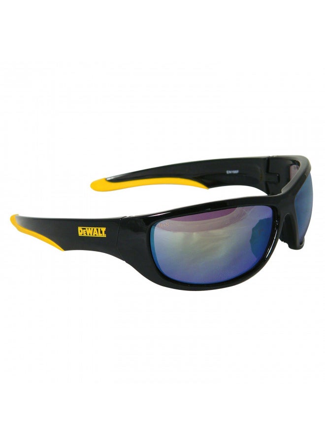 DEWALT DPG94-YC Dominator Safety Glasses, Yellow Mirror Lens