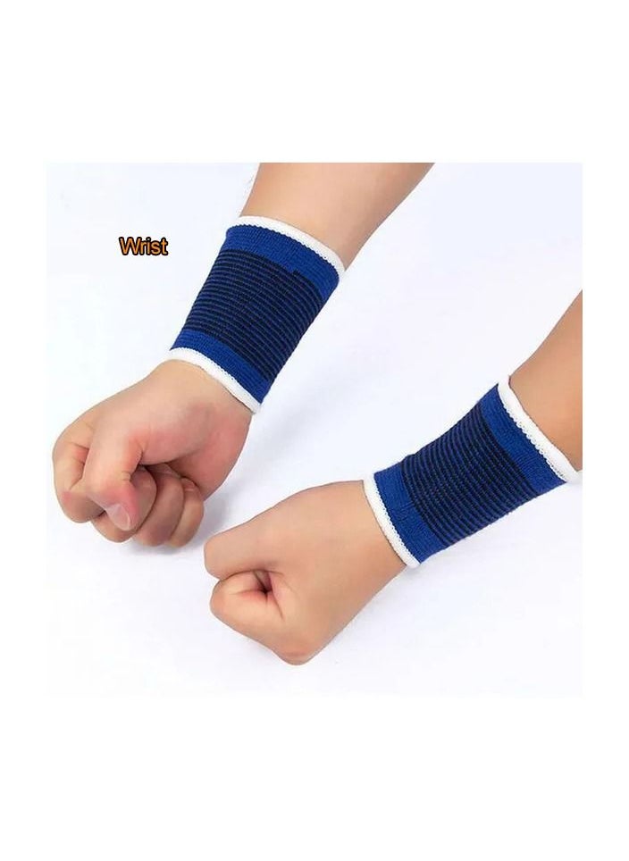 2-Pairs/Set Elastic Sport Protection Band,Fitness Gym Elasticated Bandage, Bandage for Protective Wrist,Palm