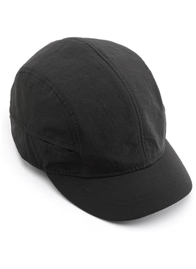 Short Brim Quick-Dry Lightweight Breathable Polyester Baseball Cap Adjustable Drawstring Dad Hat Outdoor Men Women