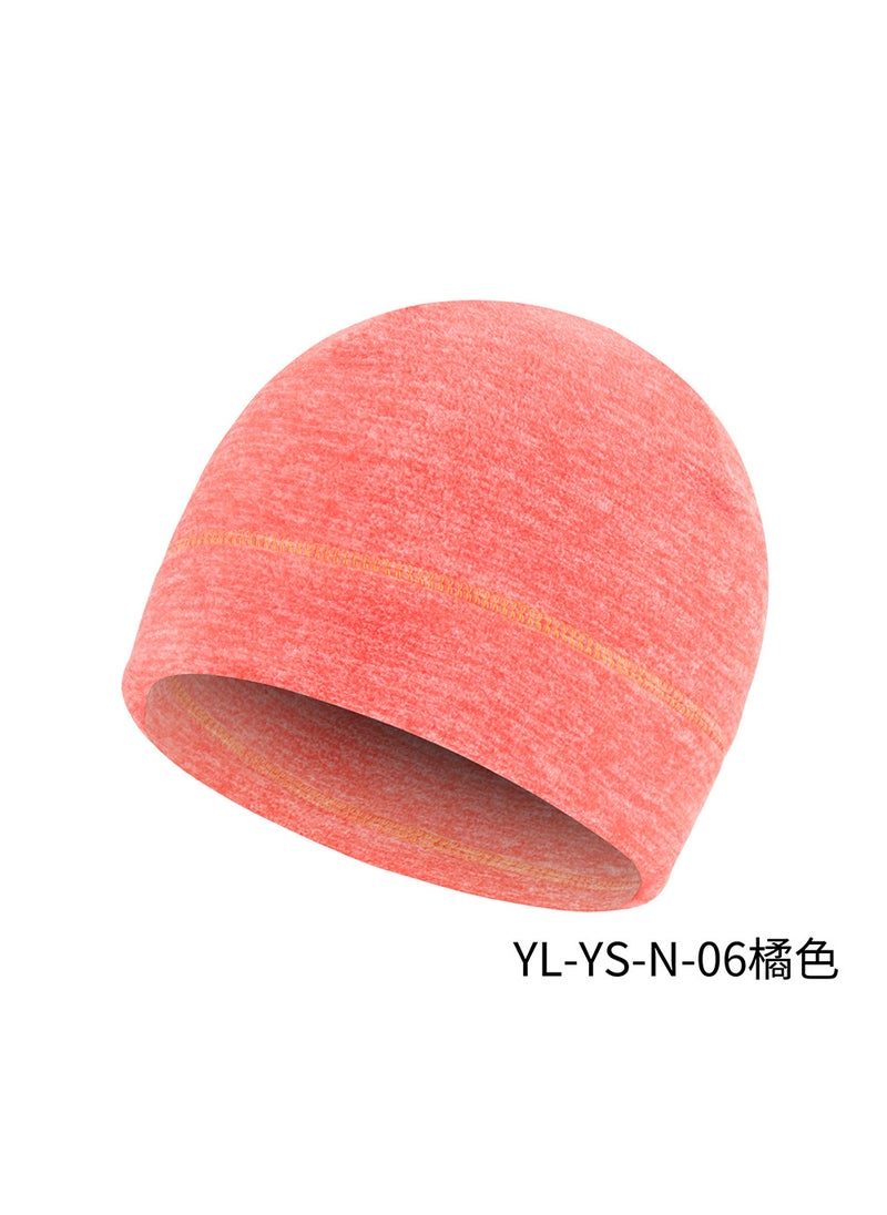 Autumn Winter Warm Cycling Cap Moisture-Wicking Helmet Liner Ion Ear-Protective Bike Pirate Hat YL-YS-N-06 Orange