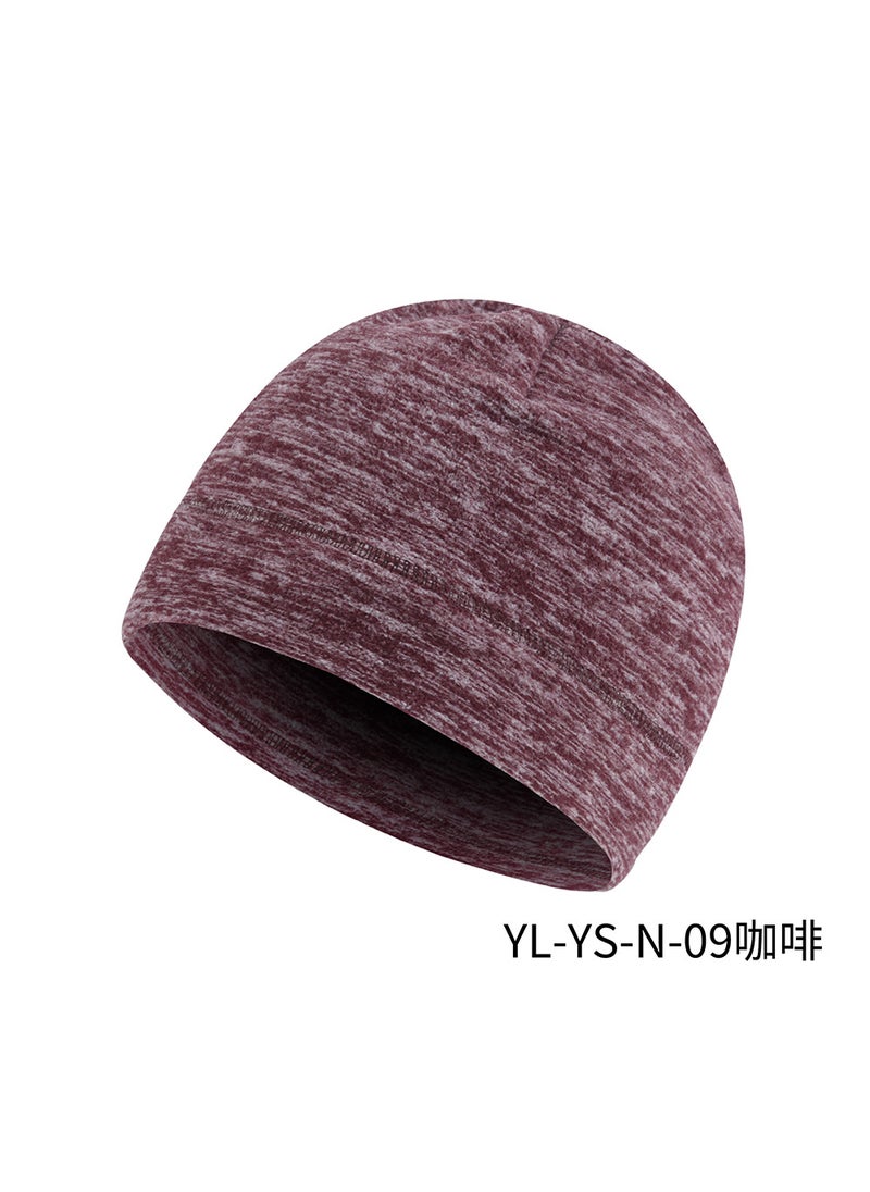 Autumn Winter Warm Cycling Cap Moisture-Wicking Helmet Liner Ion Ear-Protective Bike Pirate Hat YL-YS-N-09 coffee