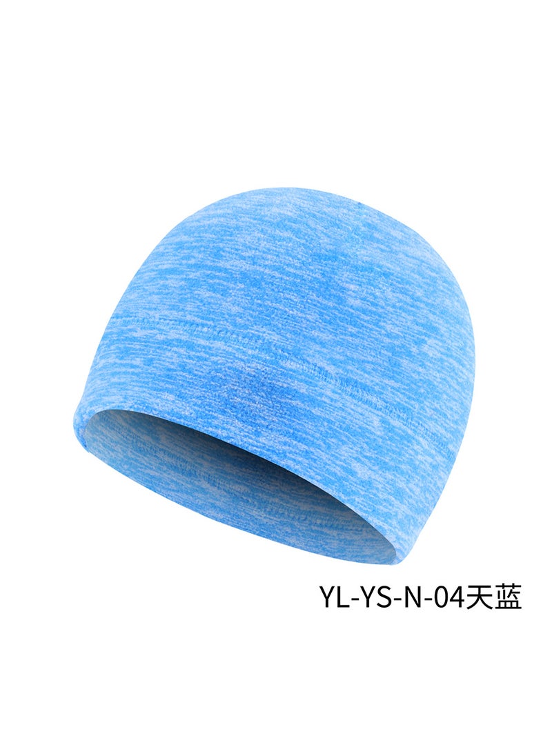 Autumn Winter Warm Cycling Cap Moisture-Wicking Helmet Liner Ion Ear-Protective Bike Pirate Hat YL-YS-N-04 sky blue