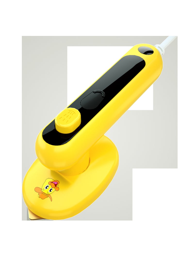 Portable Handheld Mini Iron Steamer Small yellow duck-hanging ironing machine