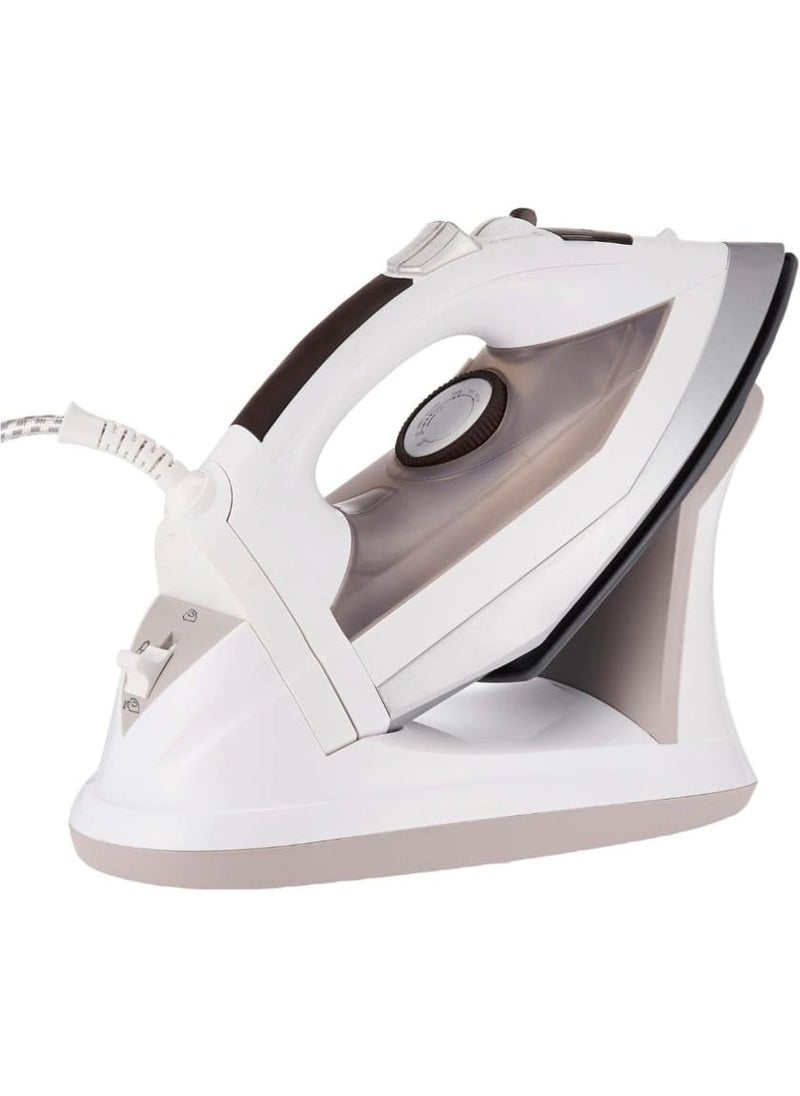 Cordless Steam Iron Lightweight, Rechargeable & Portable Steam Iron with Adjustable Temperature Control, Non-Stick Soleplate, Fast Heating, and Auto Shut-Off for Wrinkle-Free Clothes